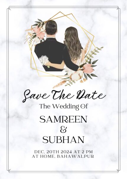 Save The Date Card