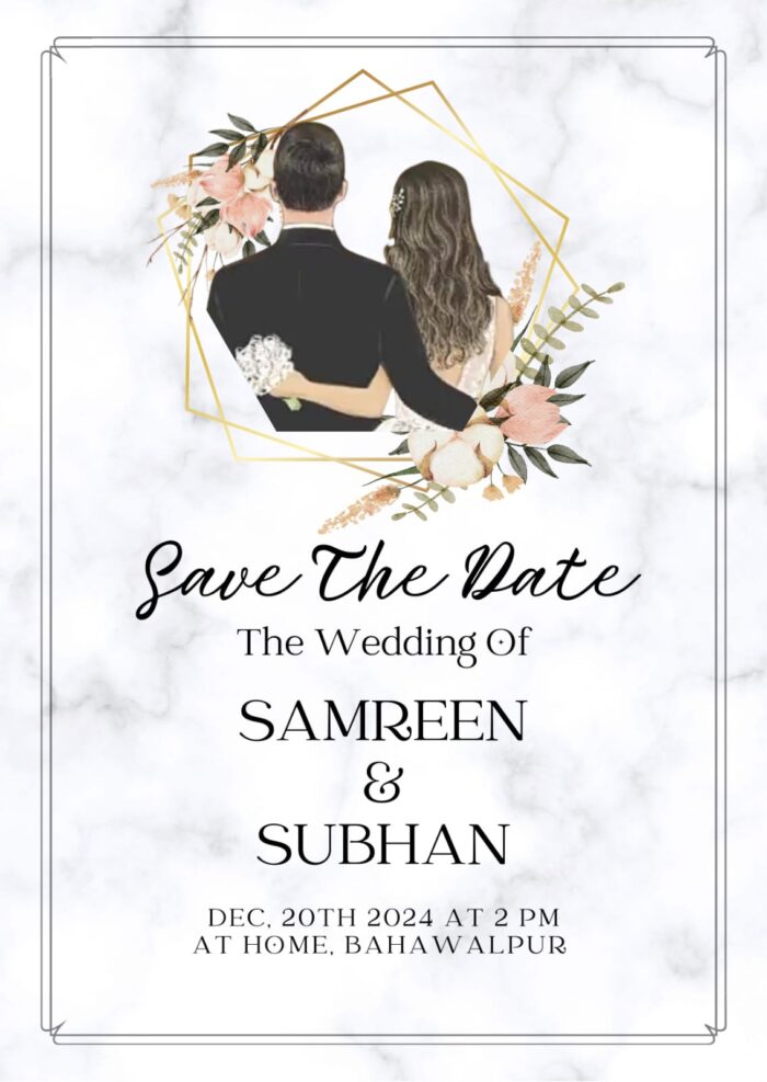 Save The Date Card