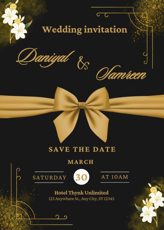 Wedding Invitation Card