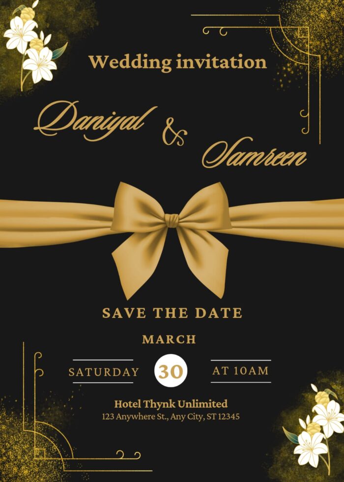 Wedding Invitation Card