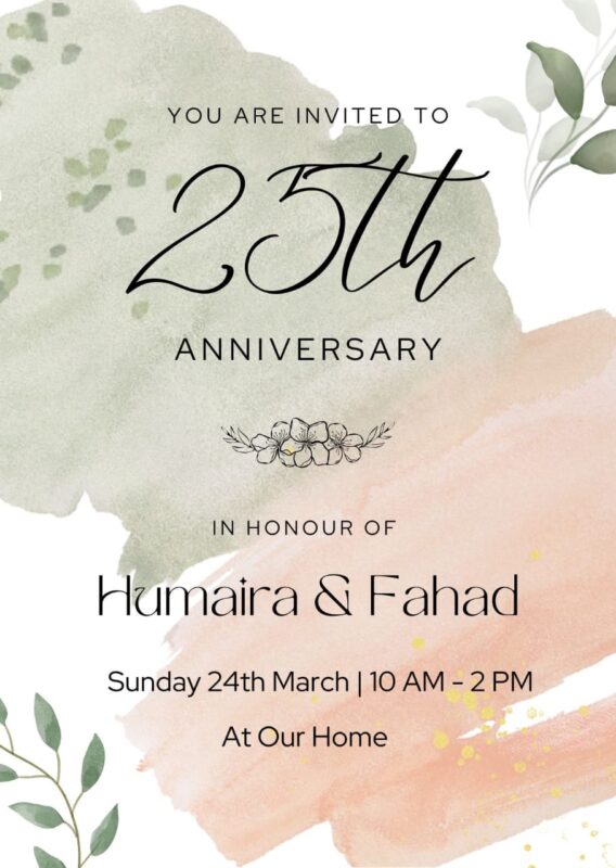 Anniversary Card