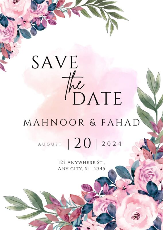 Sava the Date Card