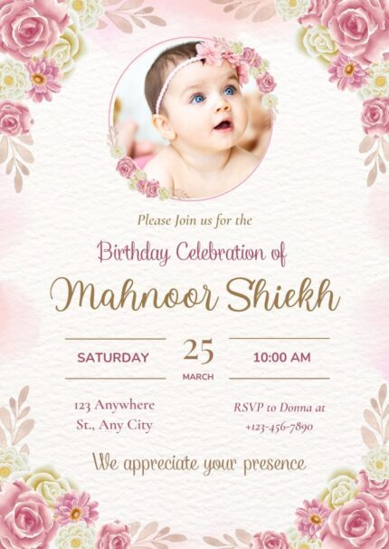 Birthday Invitation Card
