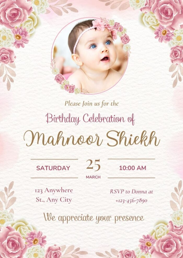 Birthday Invitation Card